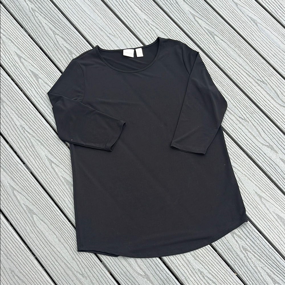 ❄️ Black 3/4 Sleeve Top
